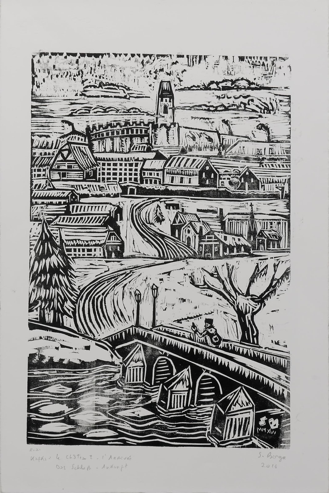 Sergio BIRGA, Le château (L'arrivée), 2016