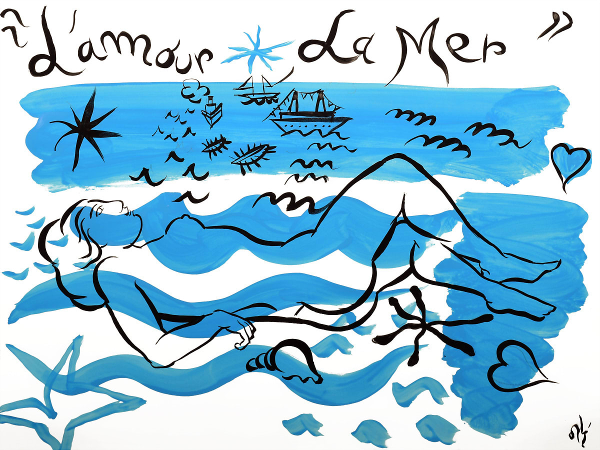 Elisabeth OLLÉ CURIEL, L'amour, la mer I