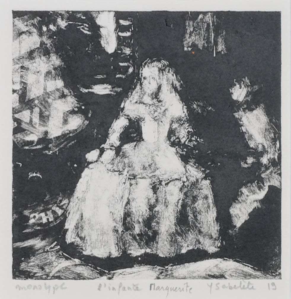 Yvonne SABELÈTE, L'Infante Marguerite d'après Vélasquez, 2019