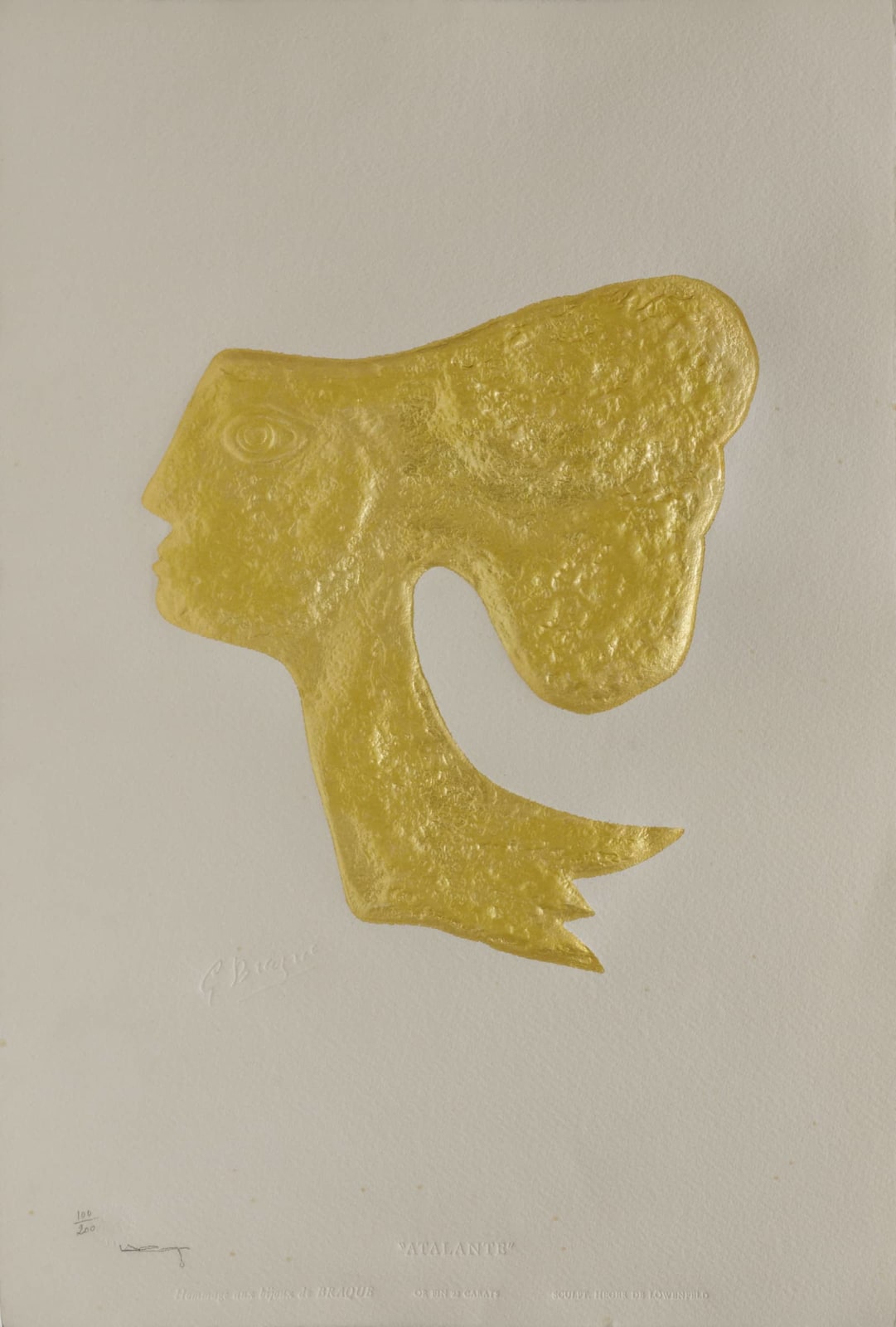 Georges BRAQUE (d'après), Atalante, 1971