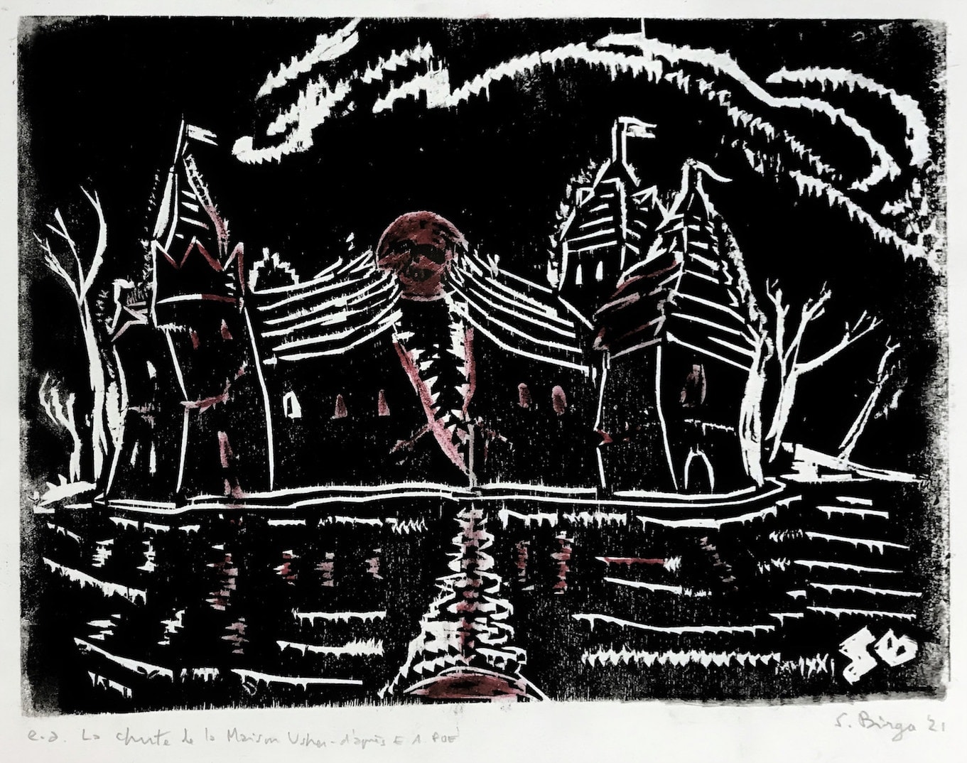 Sergio BIRGA, La chute de la maison Usher II, 2021