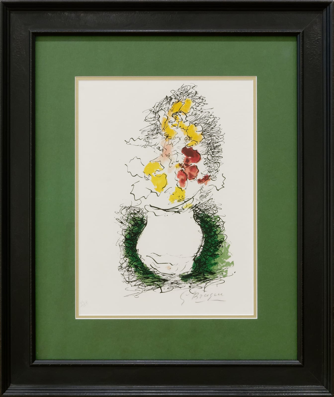 Georges BRAQUE, Le bouquet, 1962