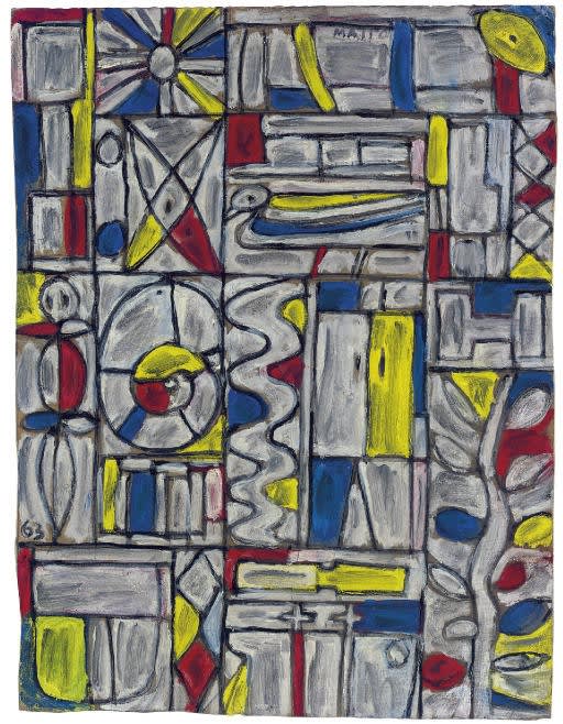 Francisco Matto, Constructivo en Blanco, 1963