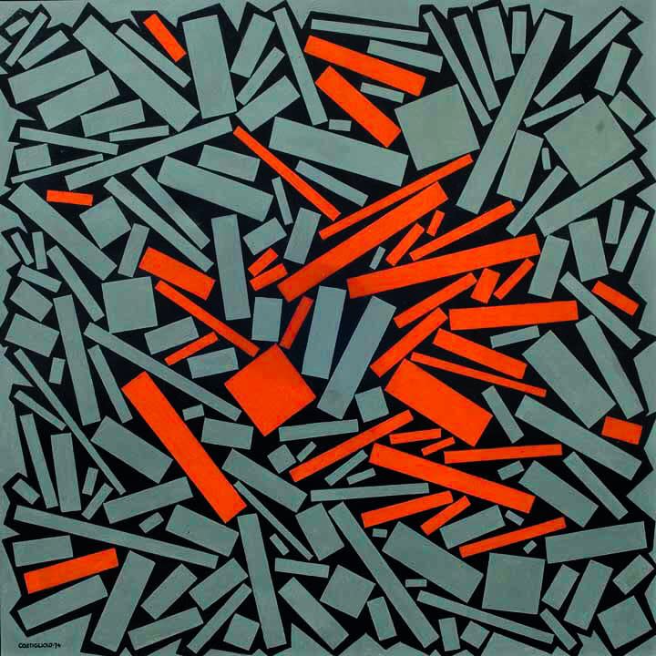 José Pedro Costigliolo, Rectángulos y Cuadrados, 1974