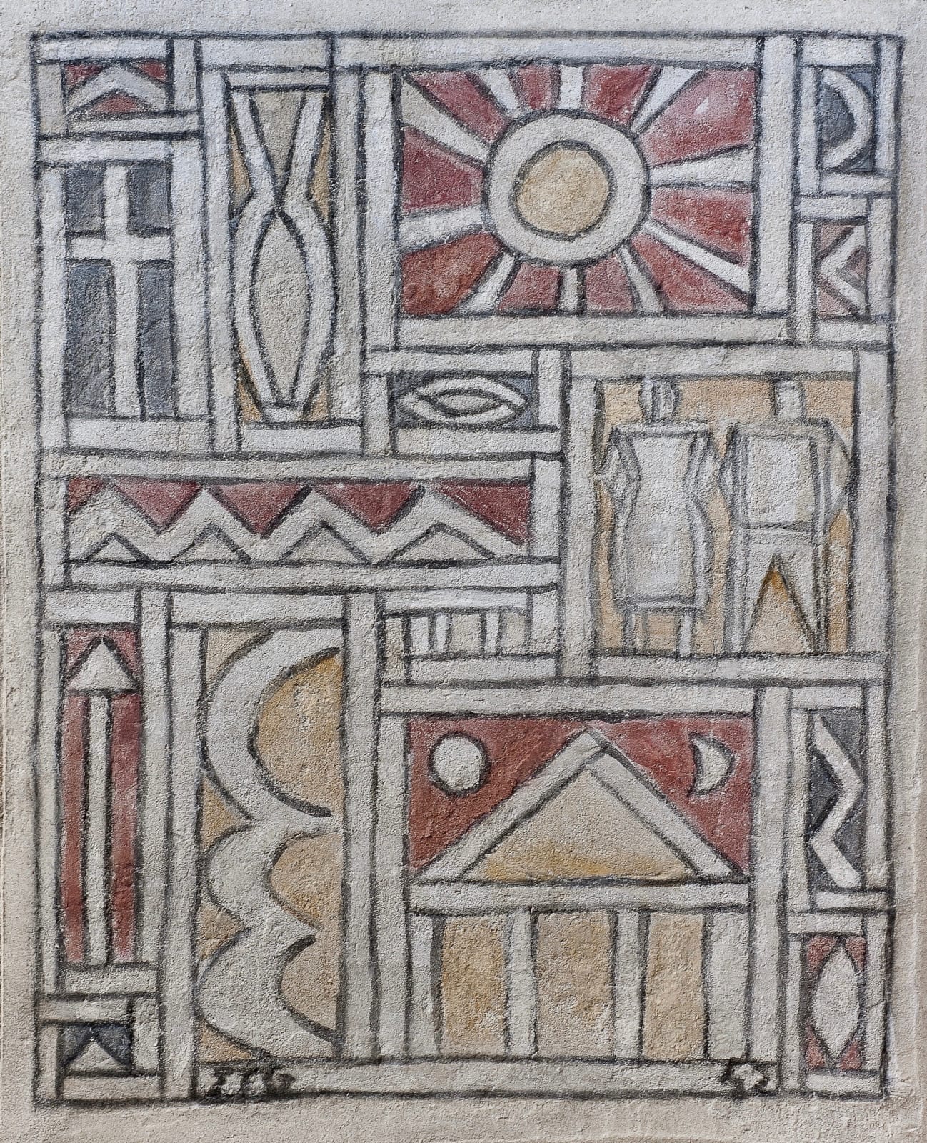 Joaquín Torres García, Fresco Constructivo, 1942