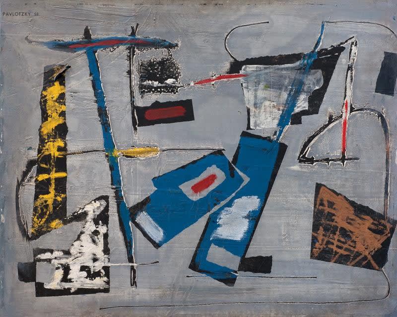Raúl Pavlotzky, Abstracto, 1958