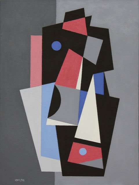 Hugo De Marziani, abstracto a, 1959