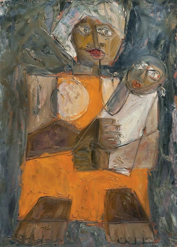 Carlos Paez Vilaro, Maternidad, 1956