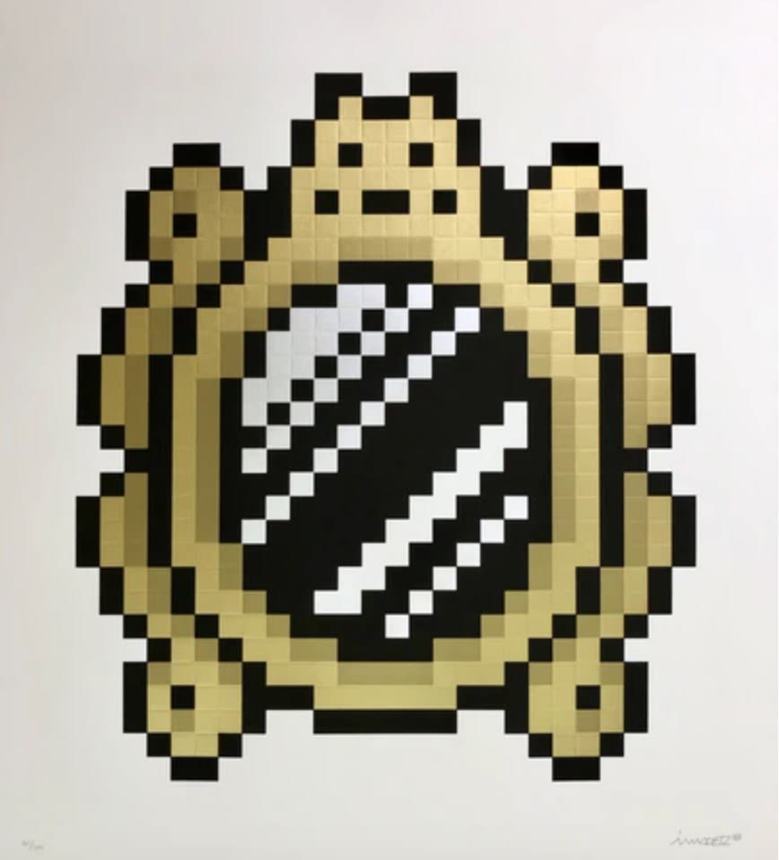 Secondary Market, INVADER, Versailles (set of two), 2018