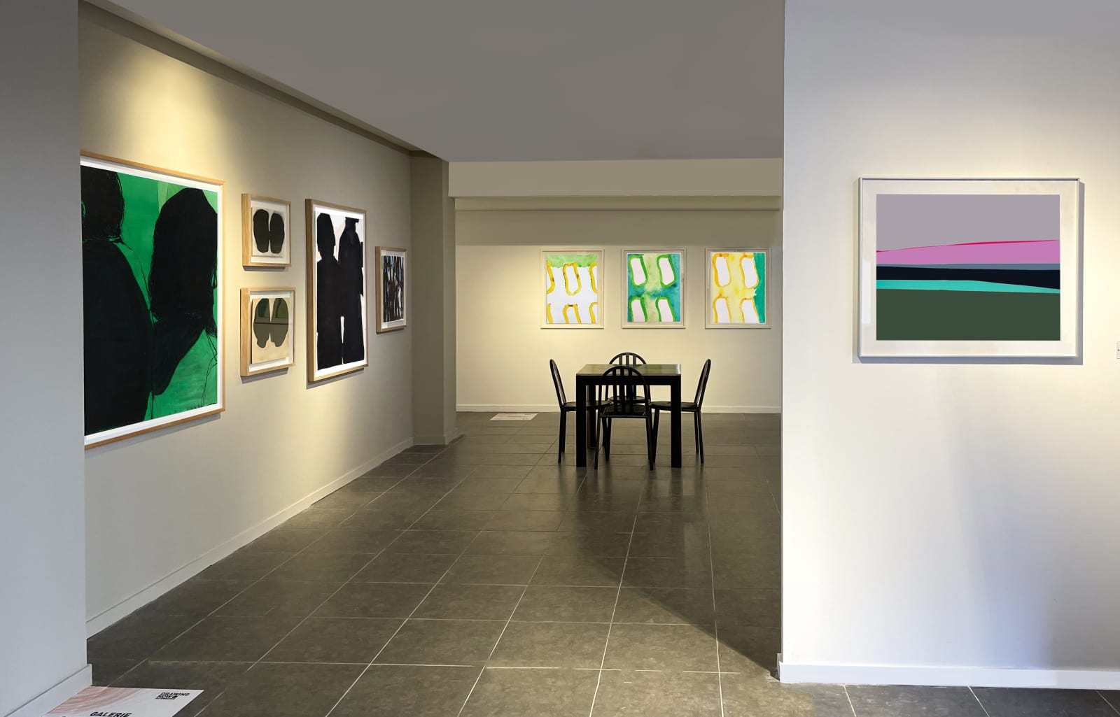 Vue du stand de la Galerie Catherine Issert Drawing NOW ALTERNATIVE - Faubourg du temple - Paris 2021