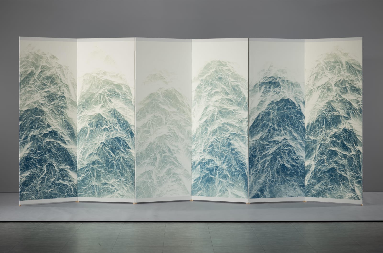 Wu Chi-Tsung, Wrinkled Texture - Folding Screen (2022)