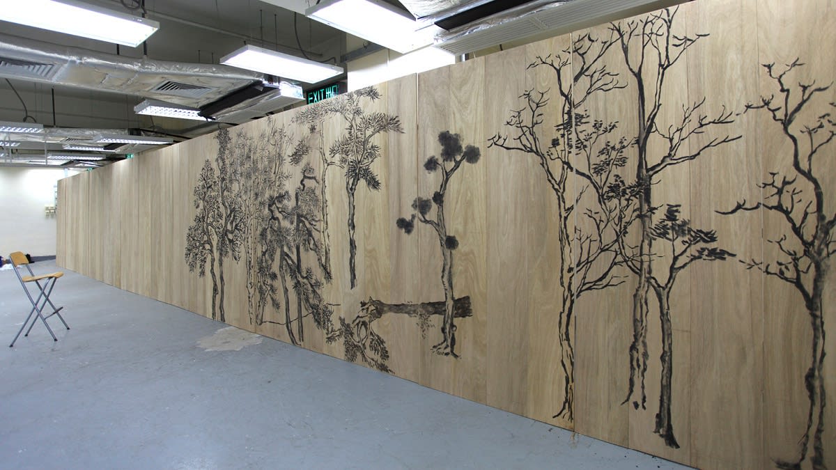 Lam in his Hong Kong Studio