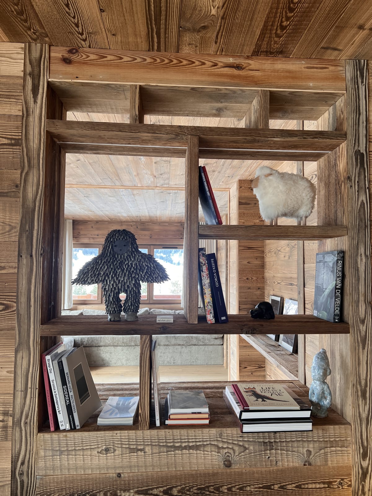 Chalet B, Megève Sculptures en céramique de Anne Breton et de Christian Gonzenbach Entreprise Générale: Ets Nouvellement, Sallanches