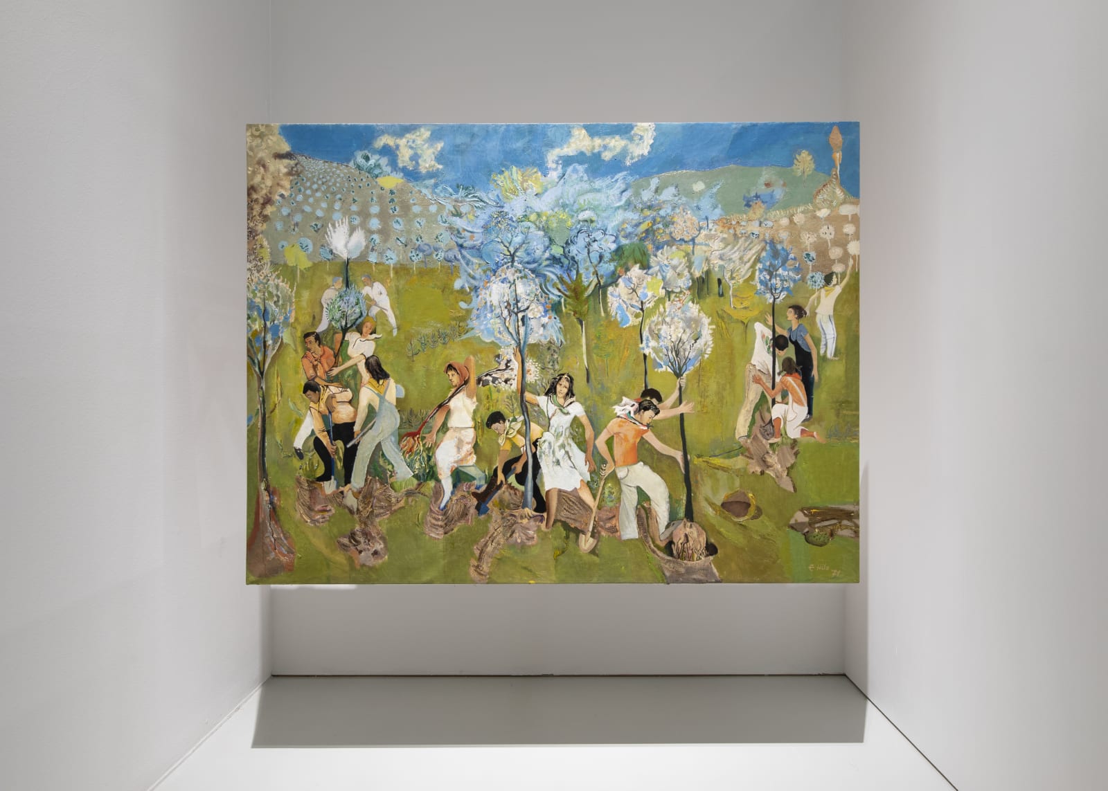 Installation view of the exhibition &laquo; Edi Hila, Fractured Horizons &raquo; (08.11.2025 - 12.04.2026). &copy; Helene Toresdotter