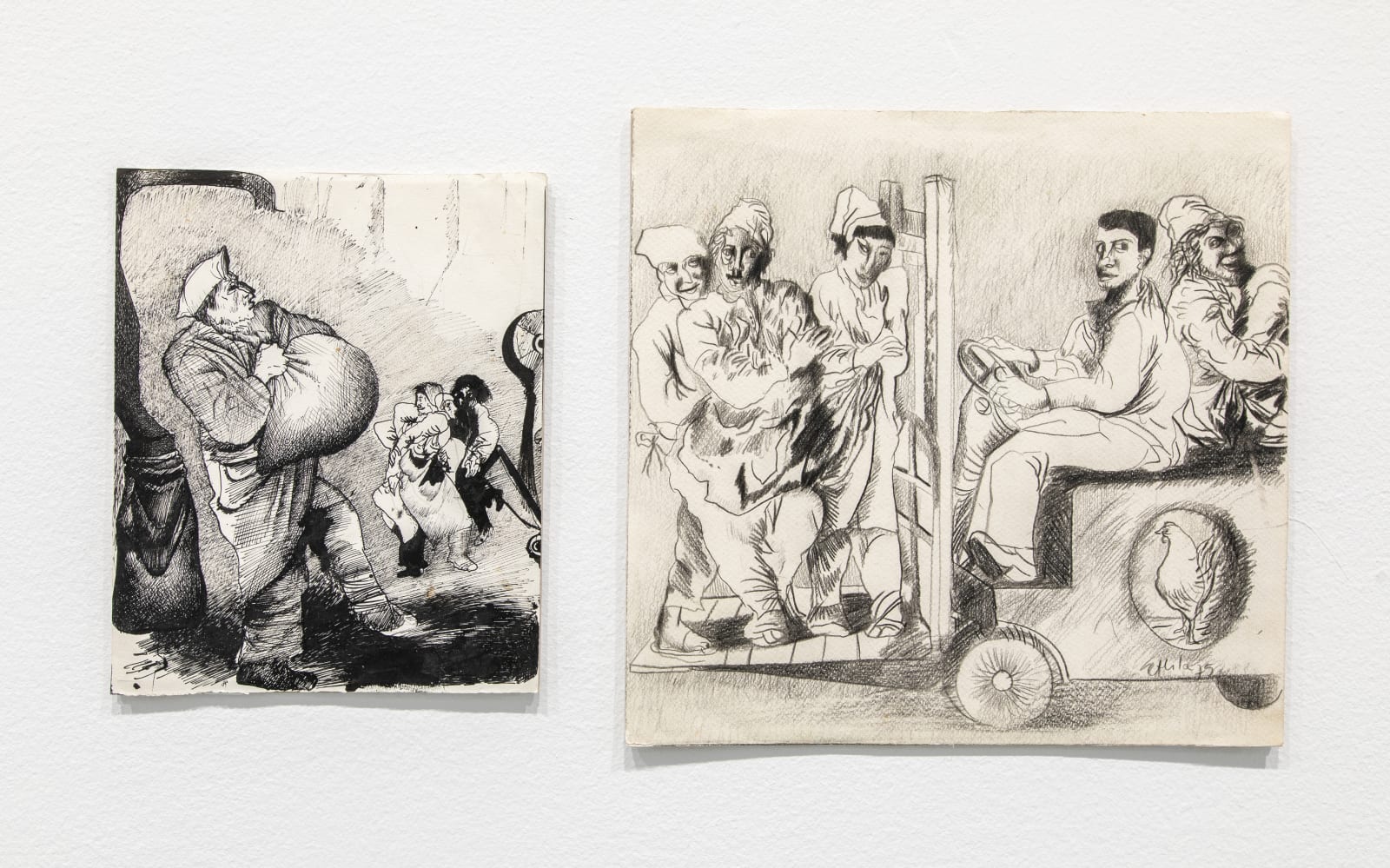 Installation view of the exhibition &laquo; Edi Hila, Fractured Horizons &raquo; (08.11.2025 - 12.04.2026). &copy; Helene Toresdotter