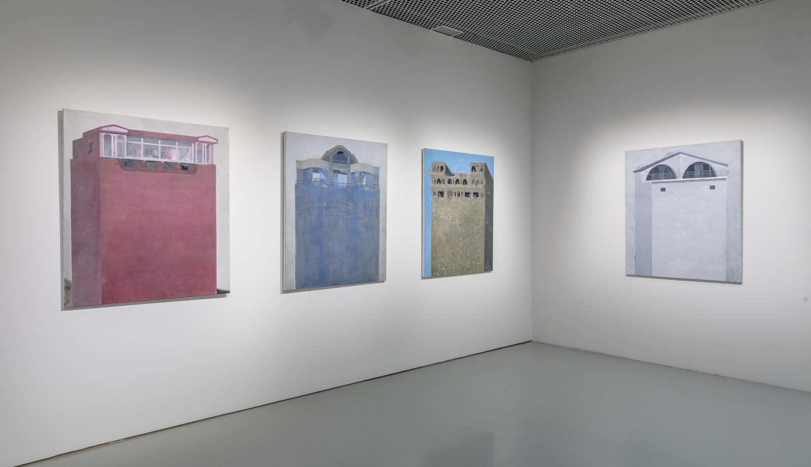 Installation view of the exhibition &laquo; Edi Hila, Fractured Horizons &raquo; (08.11.2025 - 12.04.2026). &copy; Helene Toresdotter