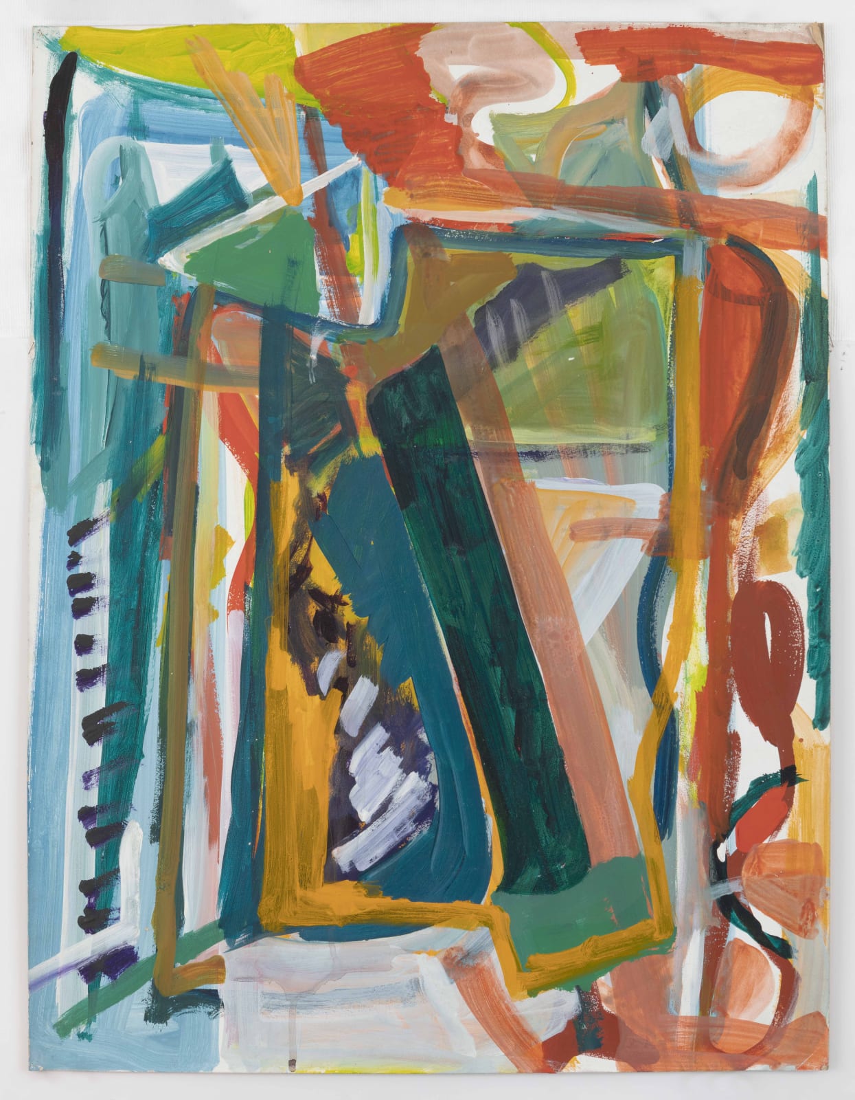 Shirley Jaffe Untitled, 1970 ca. Mixed media on paper 77,5 x 64 x 3,5 cm (30 1/2 x 25 3/16 x 1 3/8 in) framed