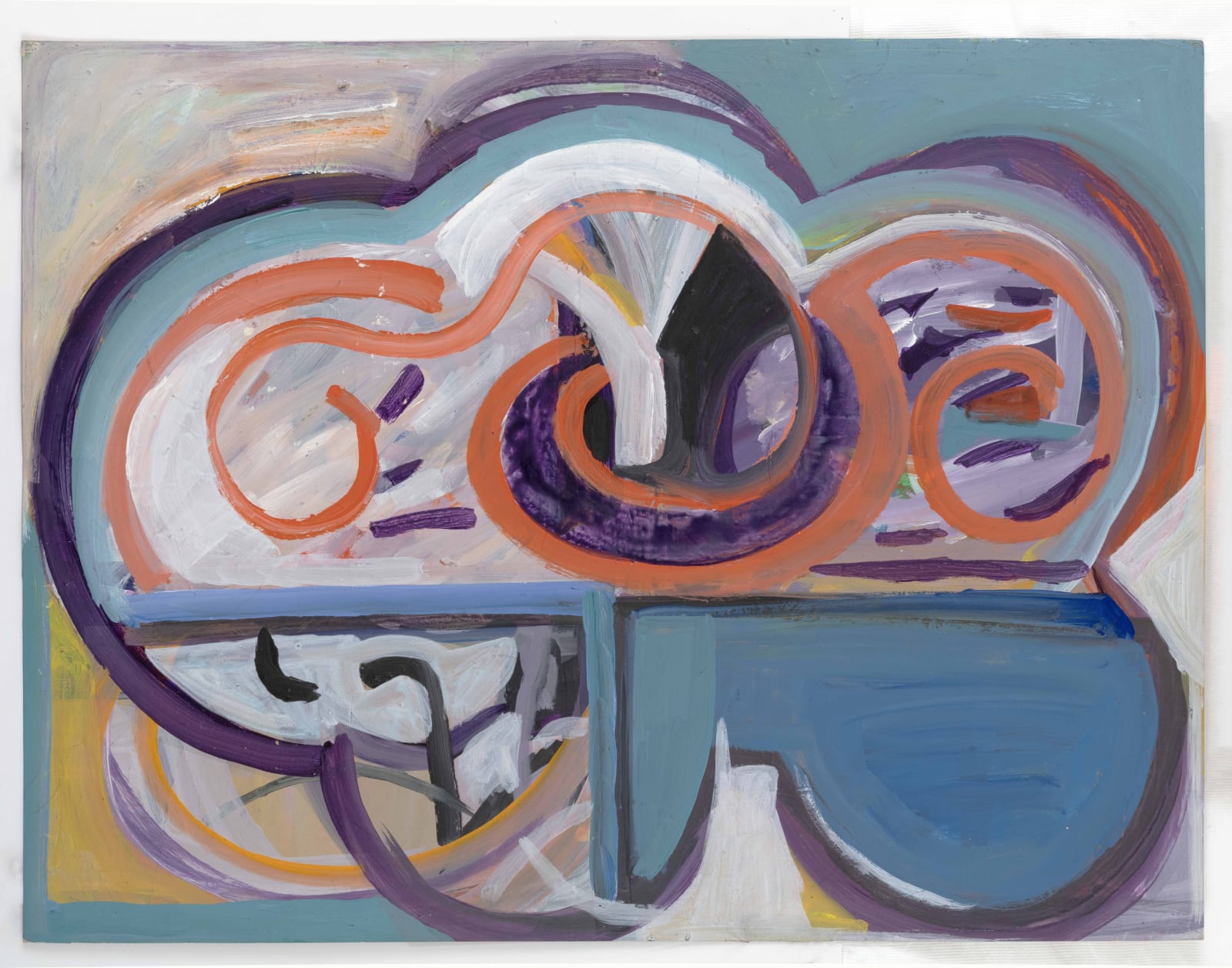Shirley Jaffe Untitled, 1970 ca. Mixed media on paper 64 x 77,5 x 3,5 cm (25 3/16 x 30 1/2 x 1 3/8 in.) framed