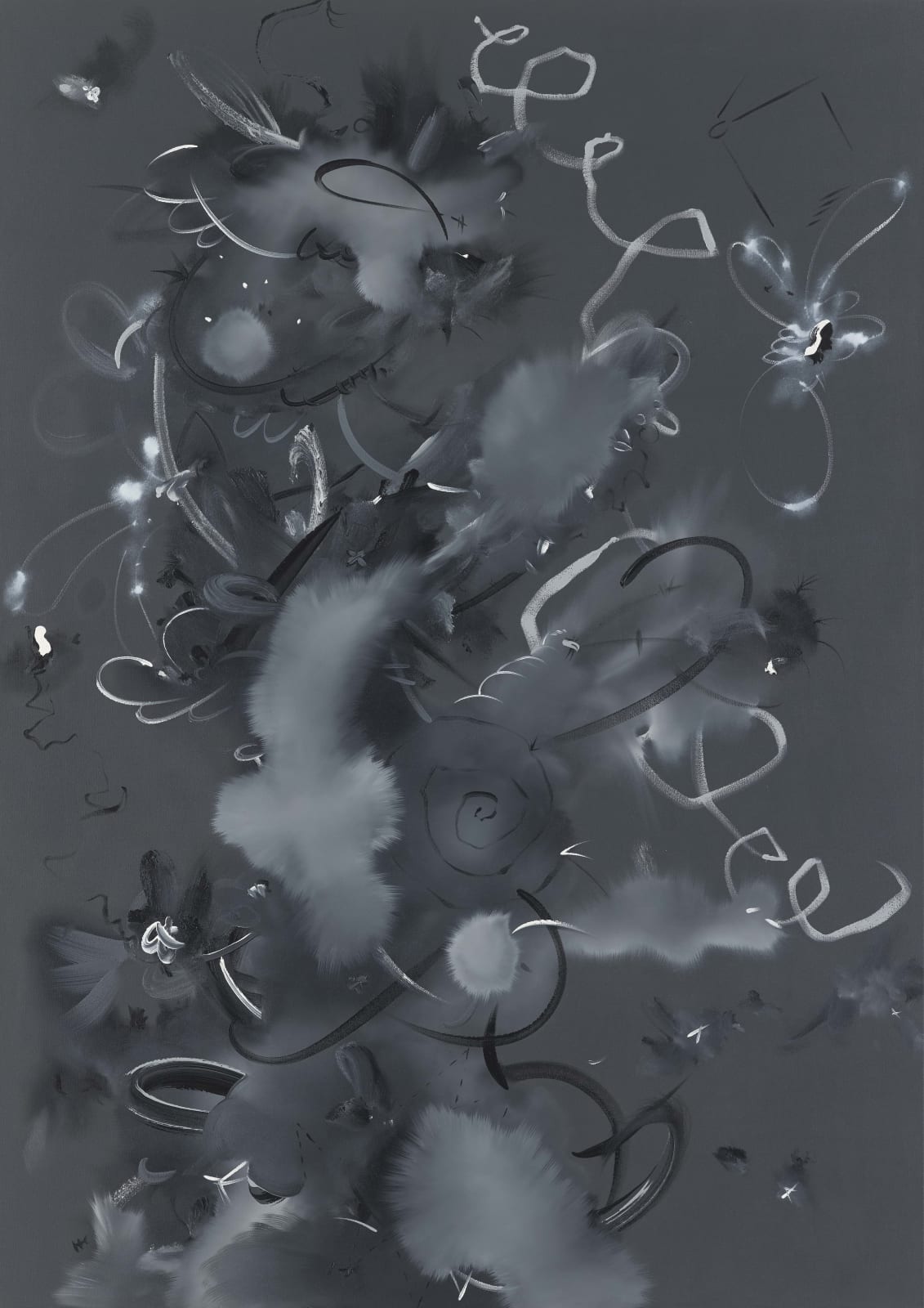 Fiona Rae, Figure 1h, 2014