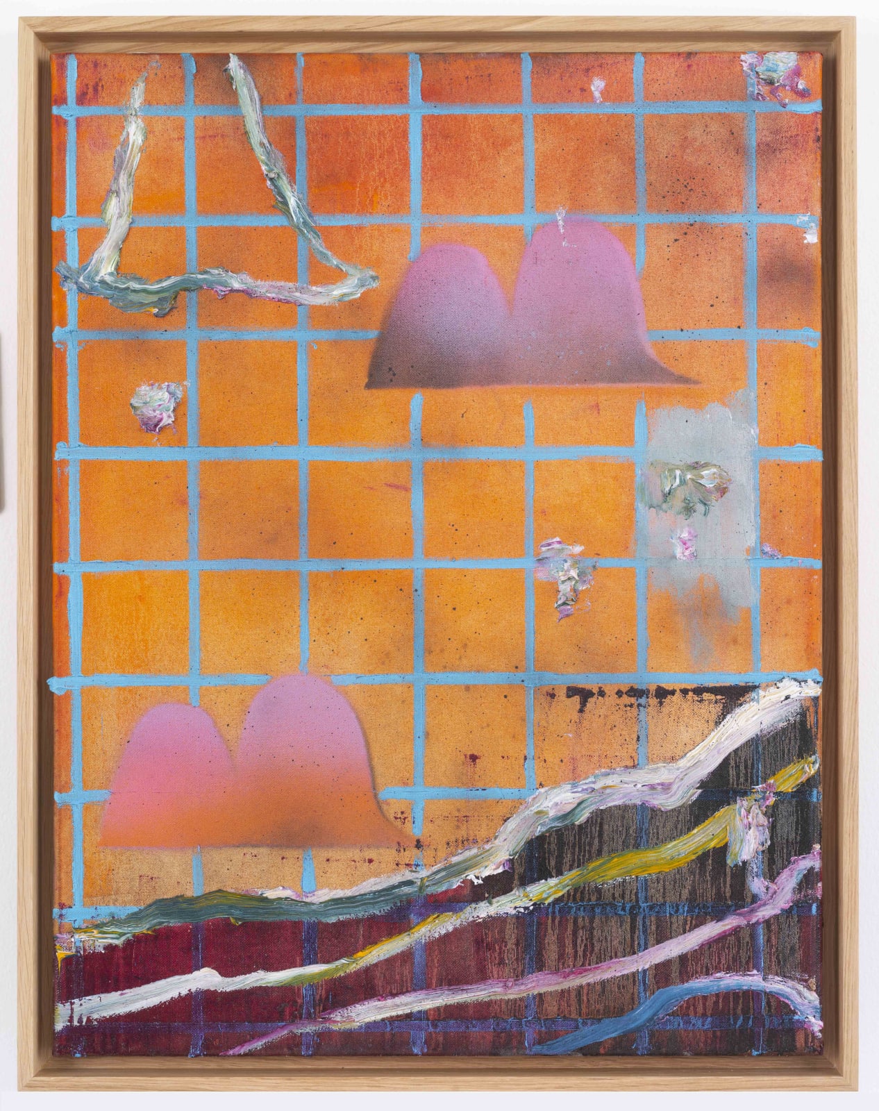 Benoît Maire, Peinture de nuages, 2020