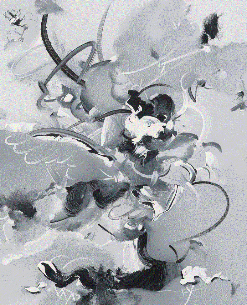 Fiona Rae, Figment 1m, 2015
