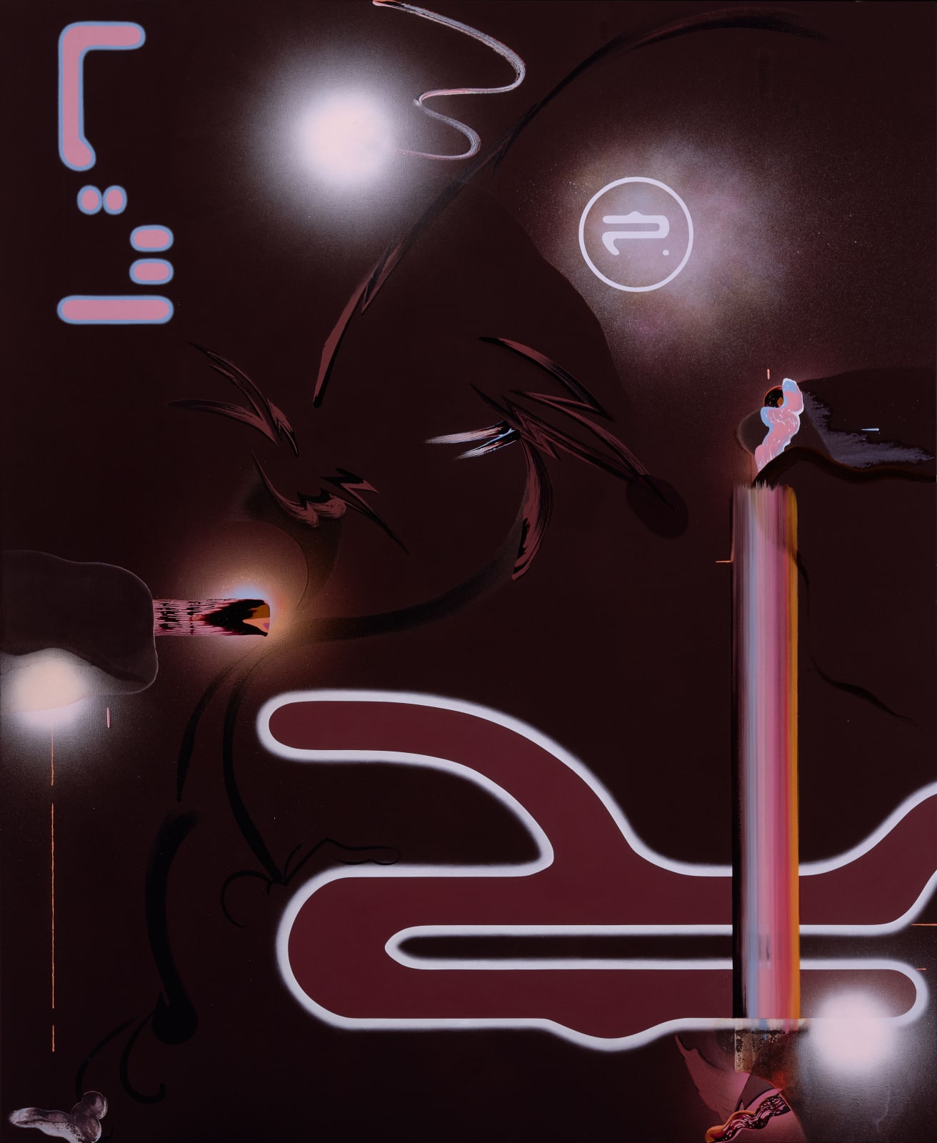 Fiona Rae, A Matter of Life and Death, 2000