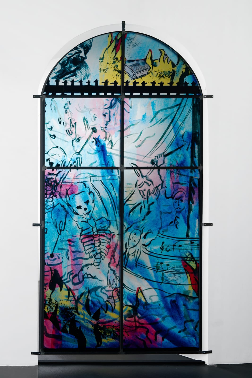 Joris Van De Moortel, Portal Arche (version Blue), 2025