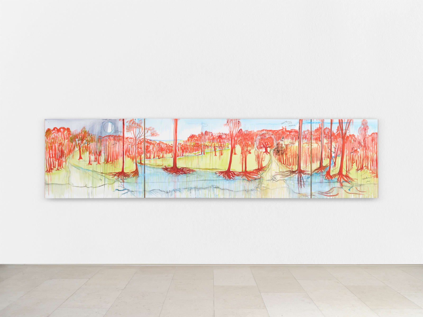 Fabrice Hyber , Cabane rouge, 2025