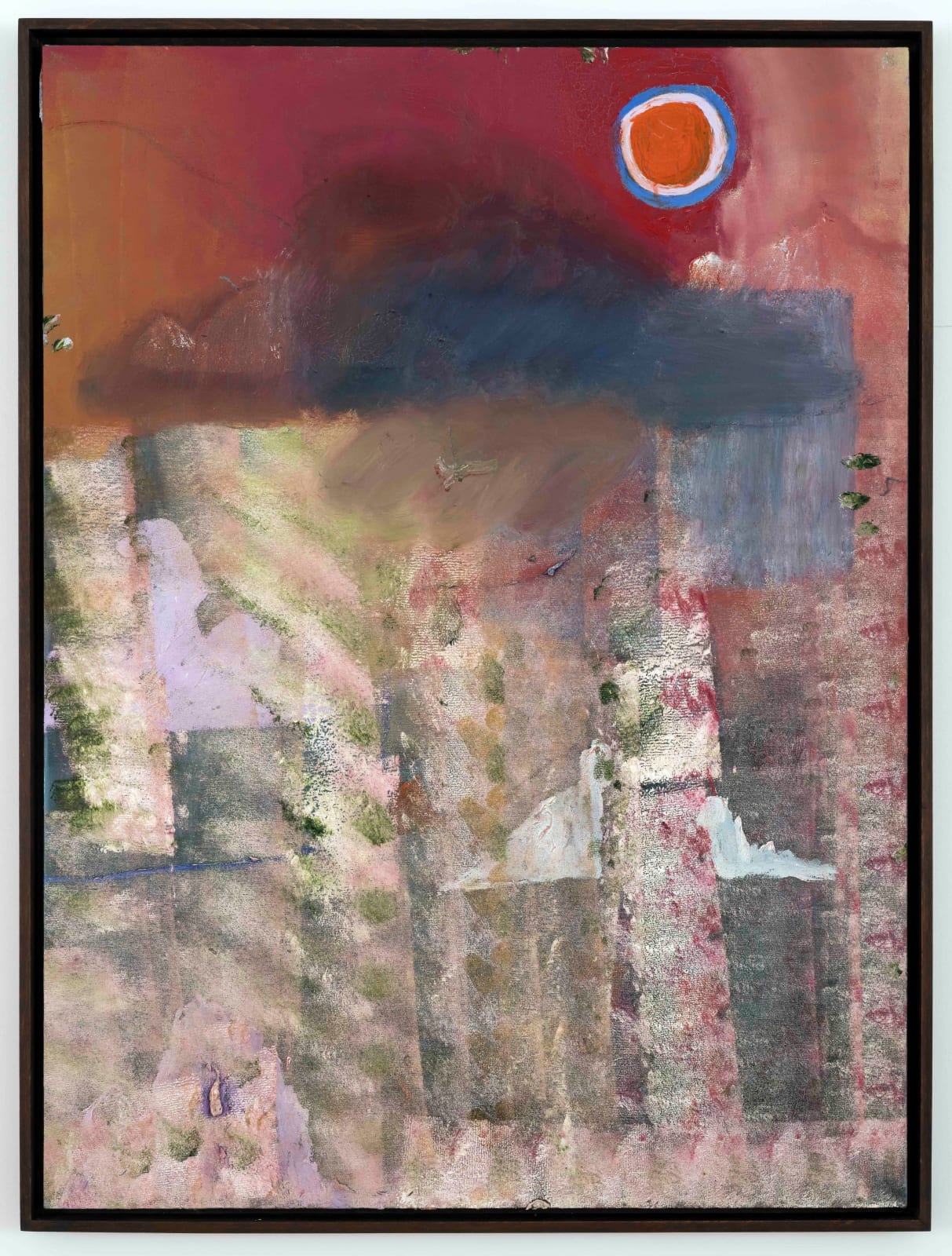 Benoît Maire, Peinture de nuages, 2022