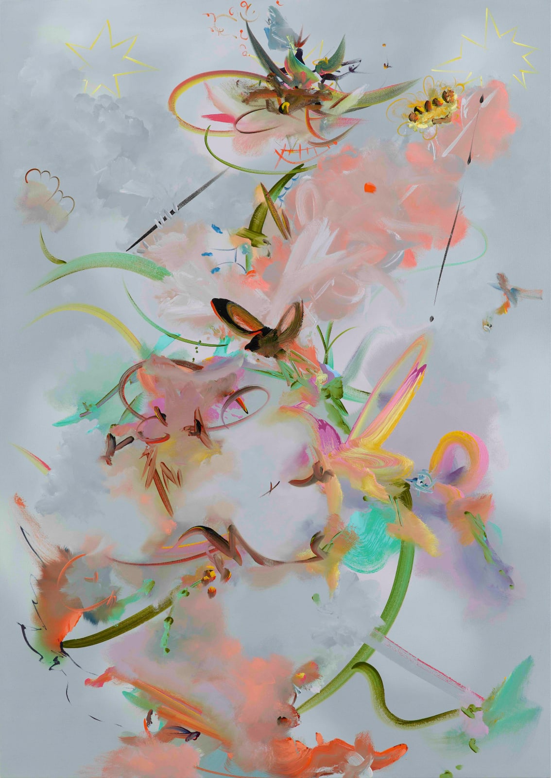 Fiona Rae, Figure 2e, 2016