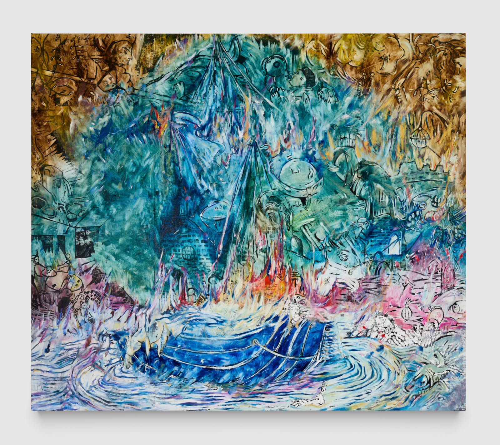 Joris Van De Moortel, A dubious pilgrimage and the world to come, dull of night, 2024
