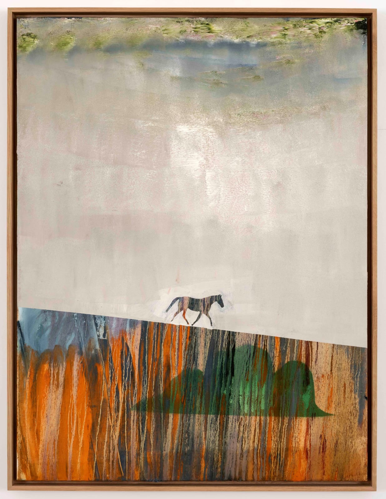 Benoît Maire, Peinture de nuages, 2022