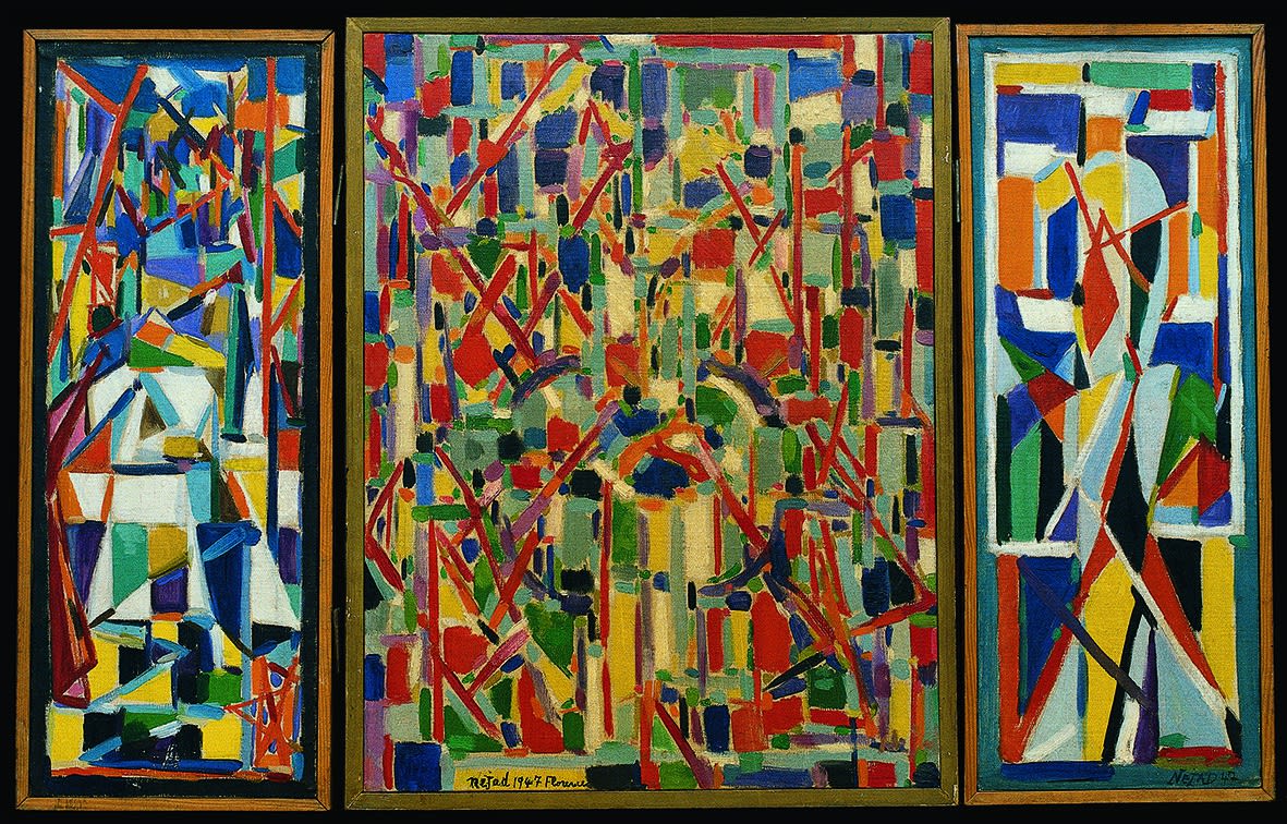 NEJAD DEVRİM, Paradise (Tryptych), 1947