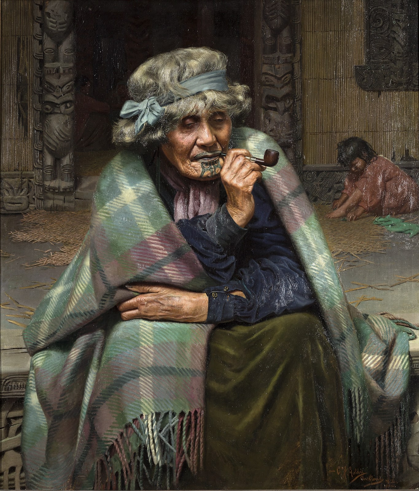 Charles Frederick Goldie Maori Woman, 1904