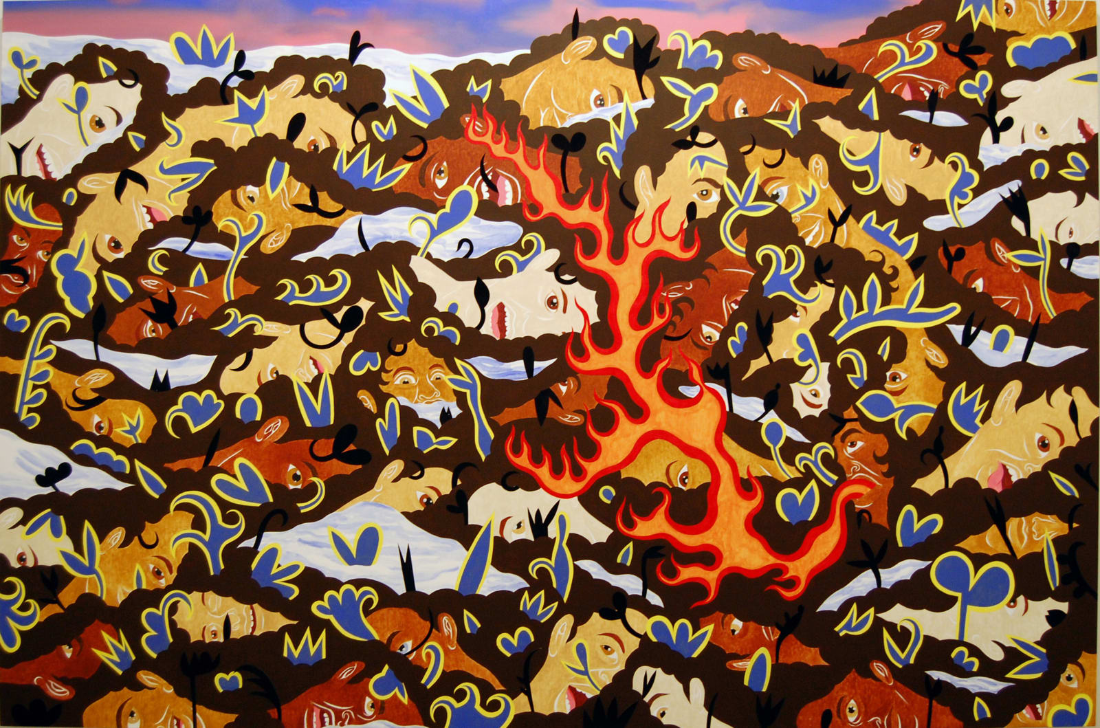 William Villalongo, Higher Ground, 2007