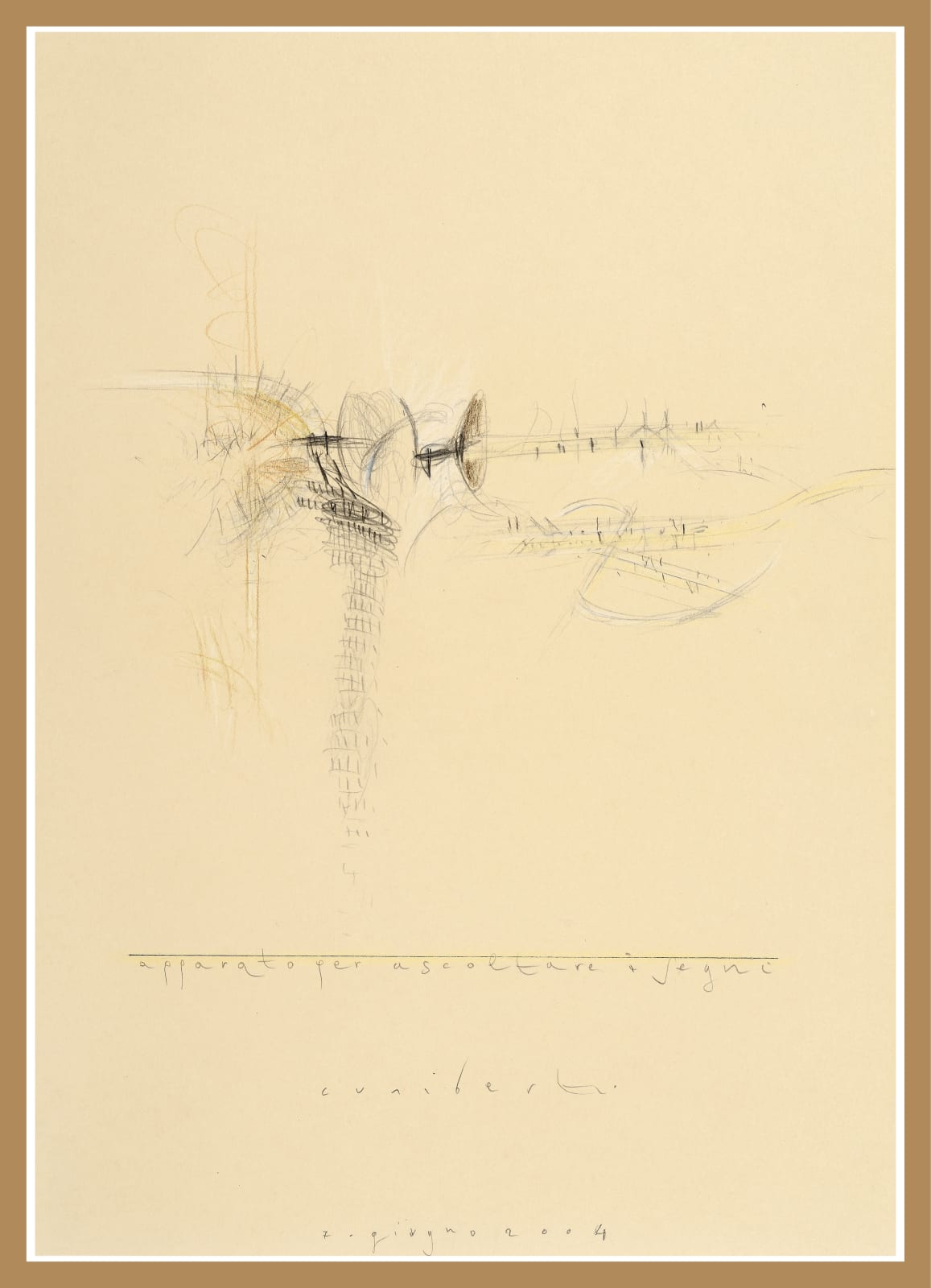Pirro Cuniberti, Apparato per ascoltare i segni, 2004