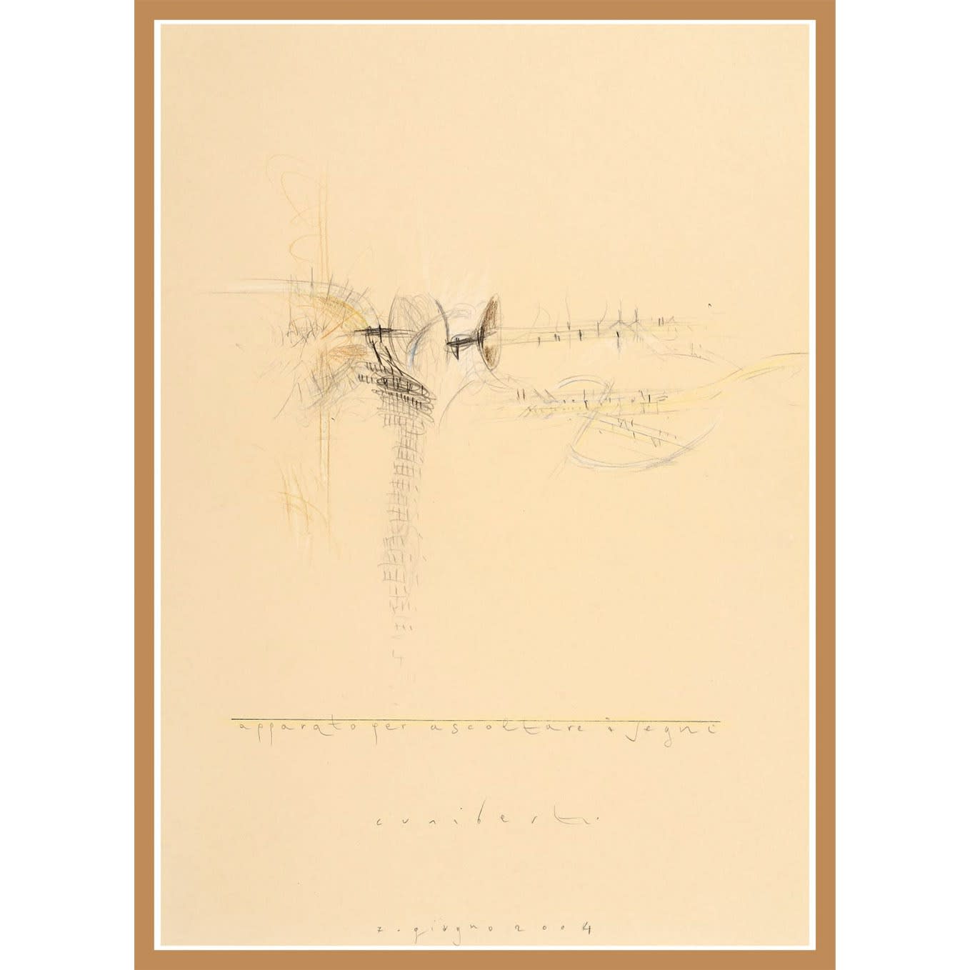 Pirro Cuniberti, Apparato per ascoltare i segni, 2004