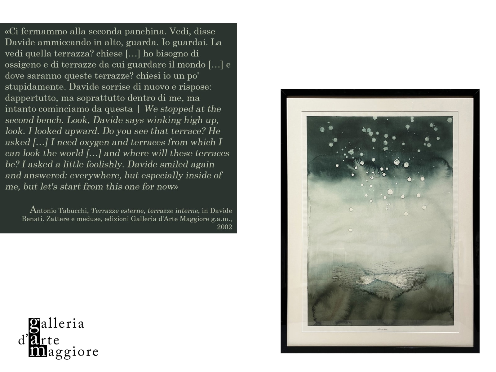 Davide Benati, Neve a sera, 2001
