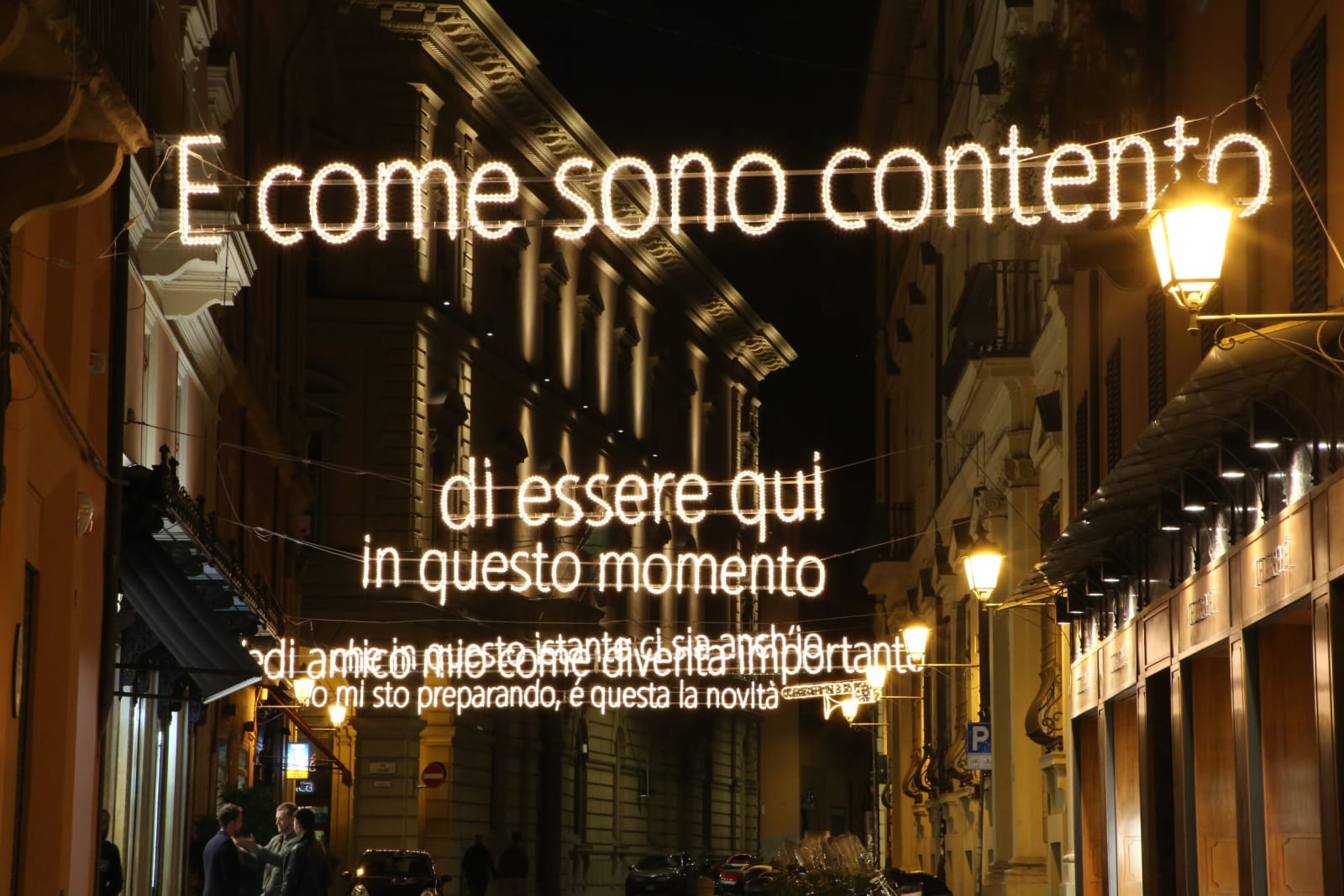 © Maggiore g.a.m. | Via D'Azeglio with the Christmas Lights dedicated to Lucio Dalla, Bologna 2018 / 2019