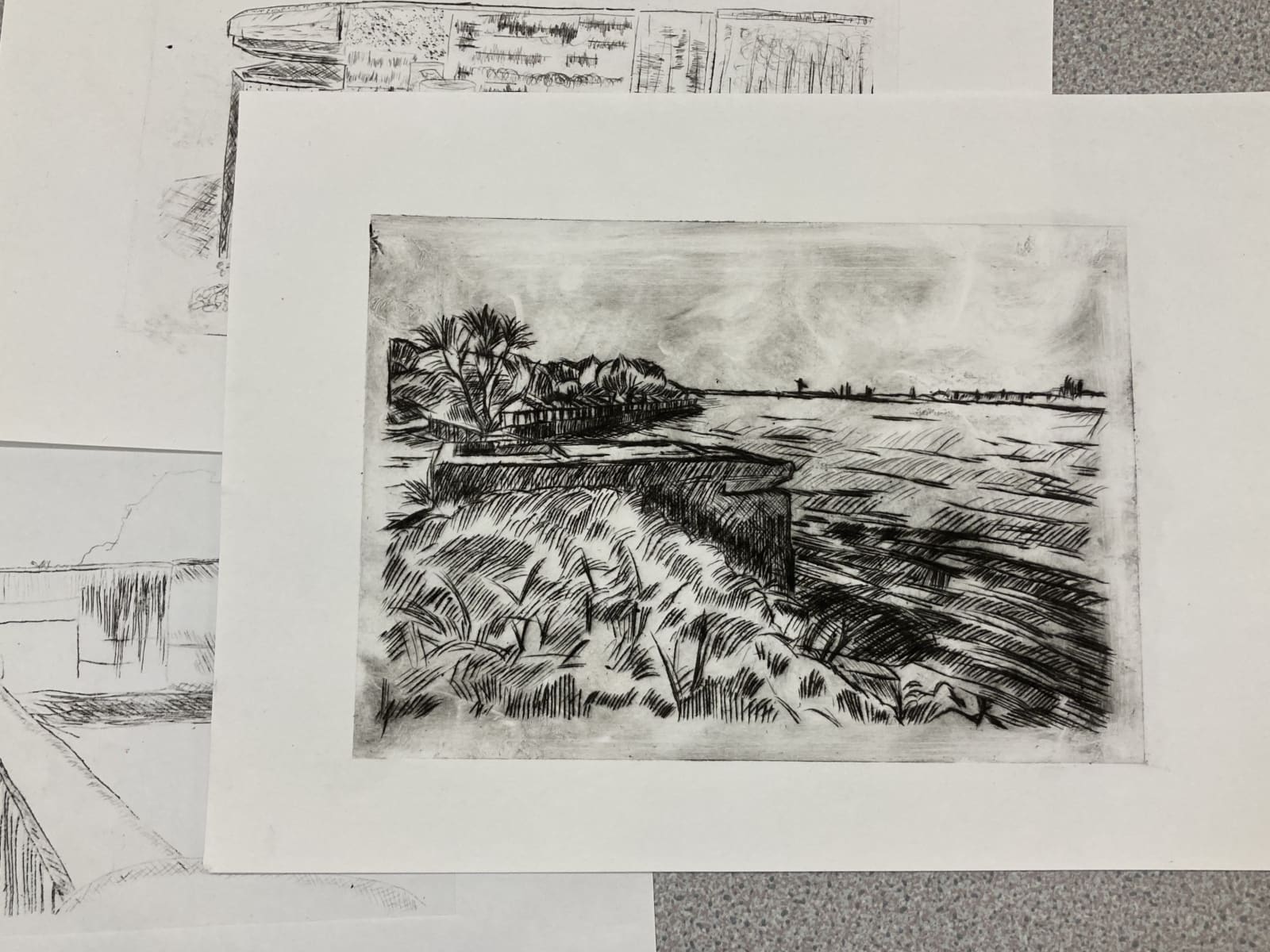 Thursday 28th July 12.30 am – 2.30pm Etching Printing Want to learn how to make a fabulous print? Come learn a safe non-toxic form of etching (dry-point), use an image we make and learn how to create it multiple times with our wonderful printing press.