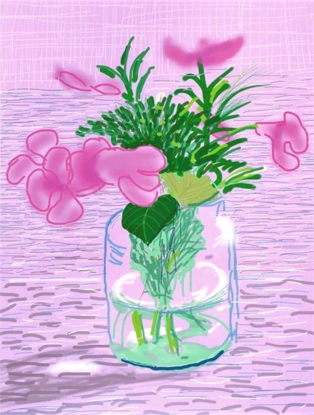 David Hockney, iPad Drawing 329, 2010
