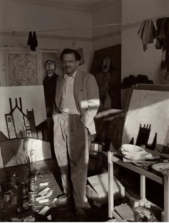 Ida Kar, F.N. Souza in his studio, 1958, limited edition of 10