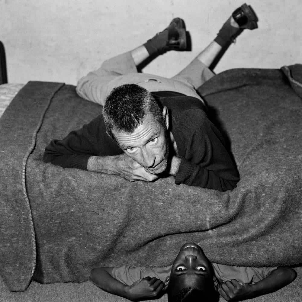 Roger Ballen, Elias coming out from under John's bed, 1999