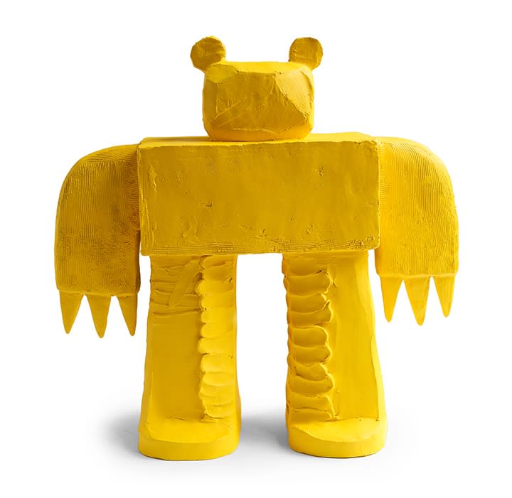 Austyn Taylor Golden Bear Achievement, 2023 Unique Stoneware Sculpture 18 x 18 x 6 1/2 in 45.7 x 45.7 x 16.5 cm Unique