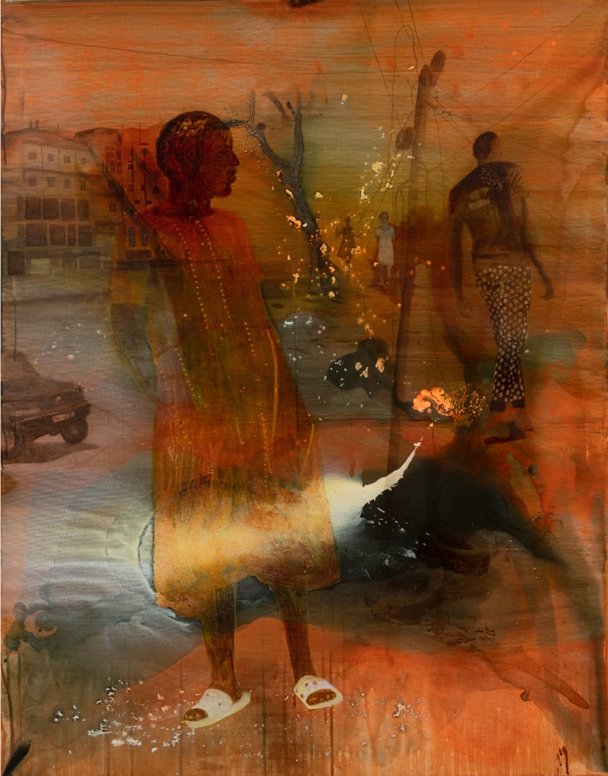 Leslie Amine, Burning, 2023