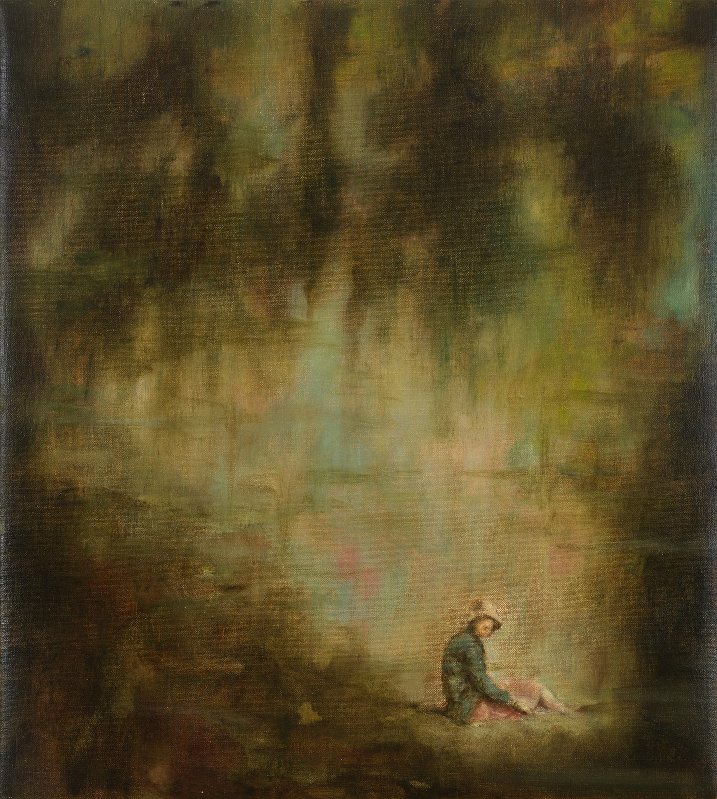 Christopher Orr, Beneath the grey calm of the cloud, 2019