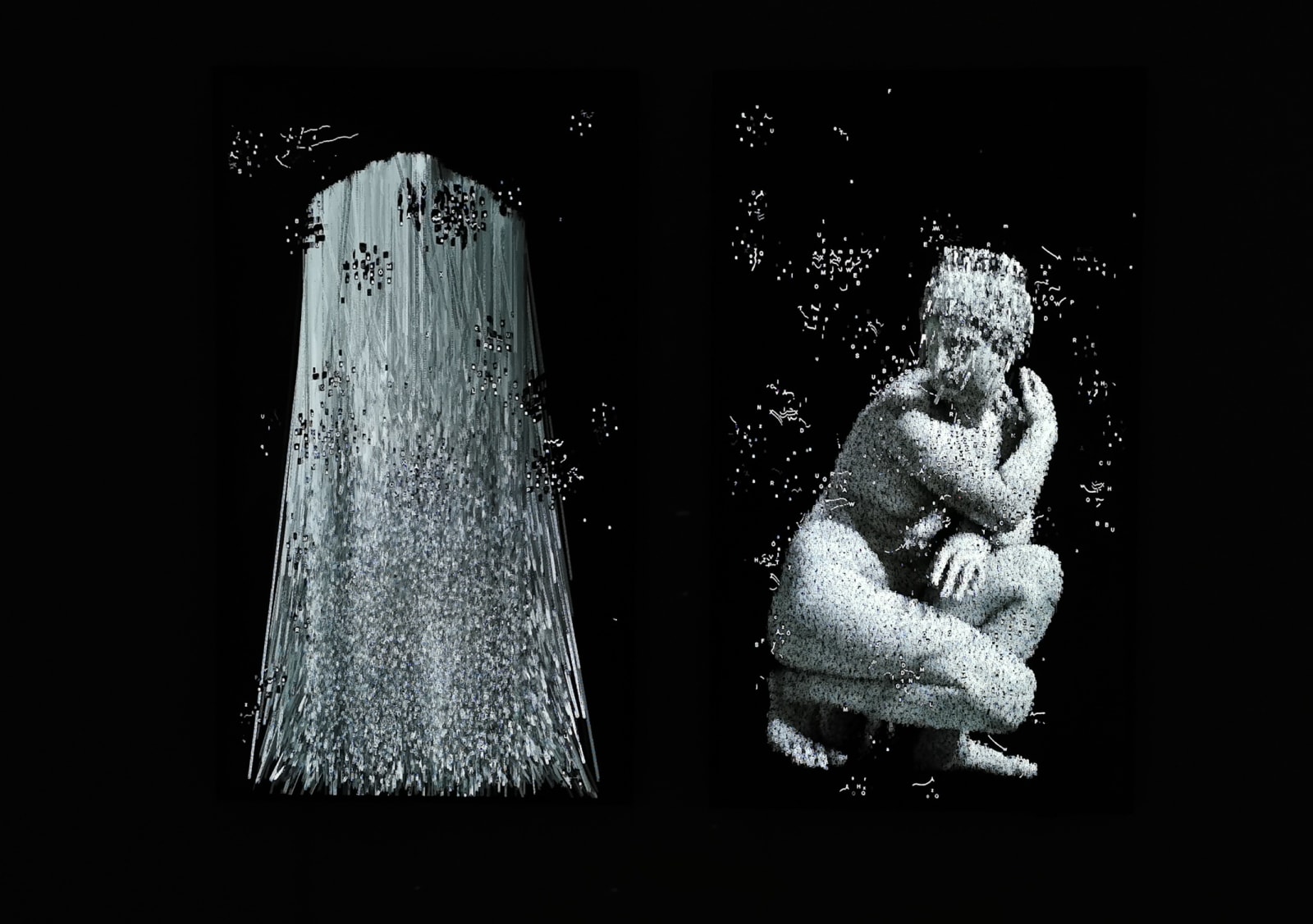 Charles Sandison, Male & Female, 2020