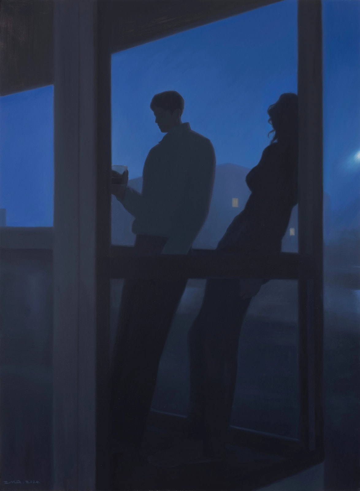 Zheng Mengqiang, Sleepless Night, 2024