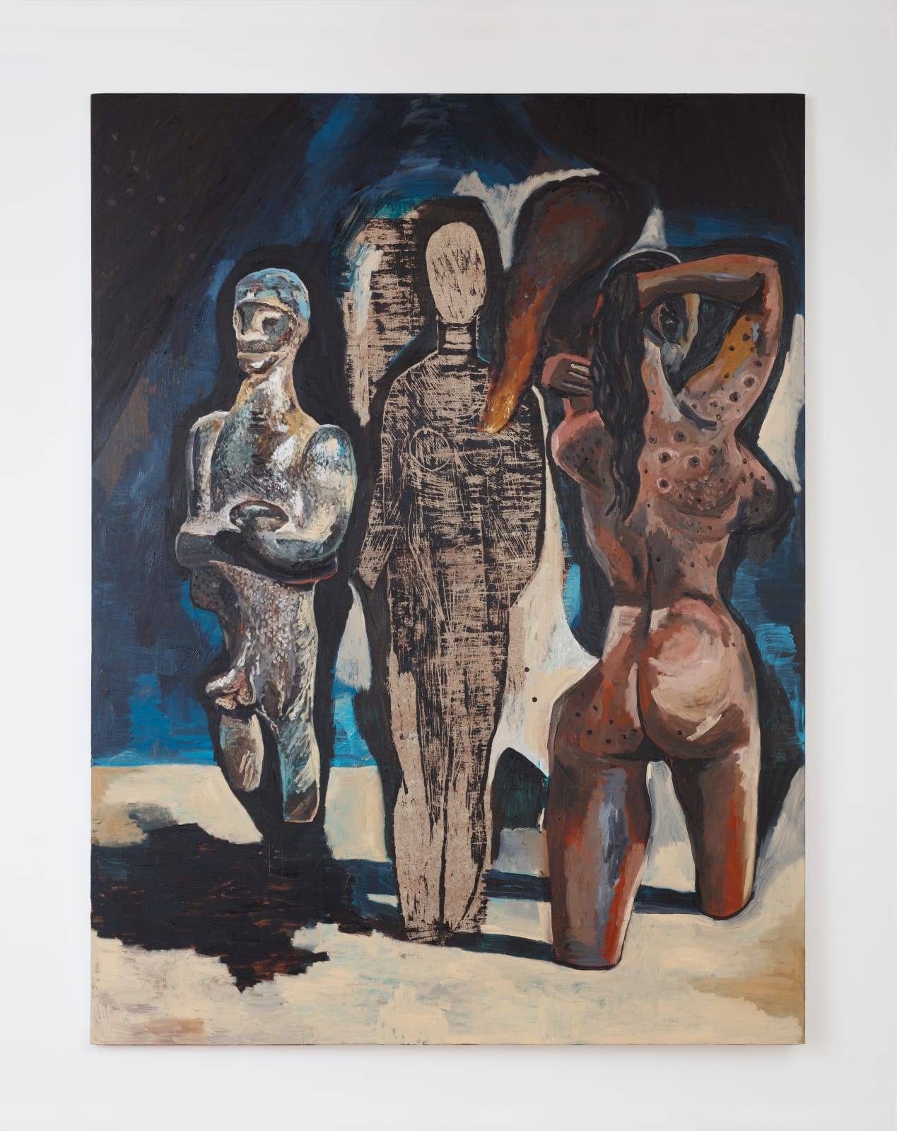 Damien Deroubaix, Bathers, 2020