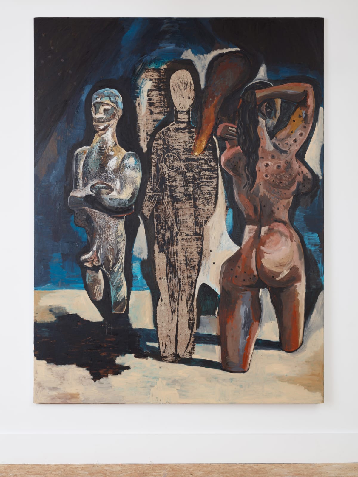 Damien Deroubaix, Bathers, 2020